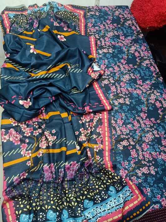 2 Piece Cambric Suit-Printed (Pret)