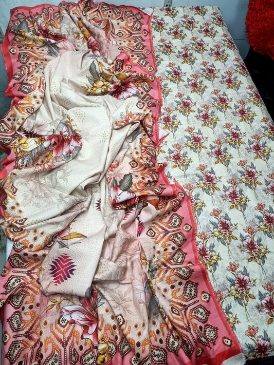 2 Piece Cambric Suit-Printe